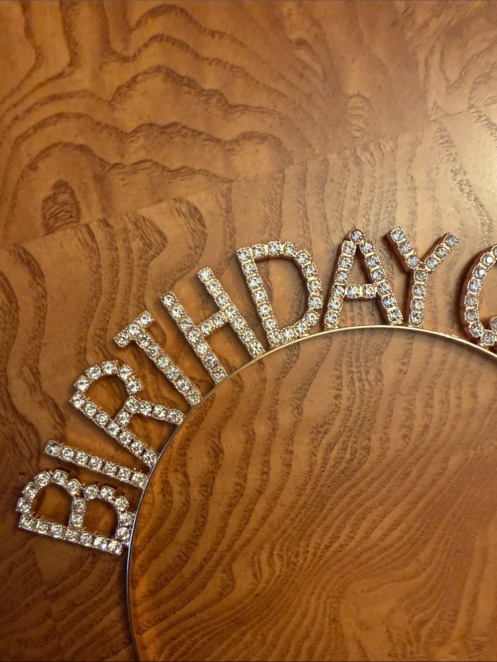 Rose Gold Rhinestone 